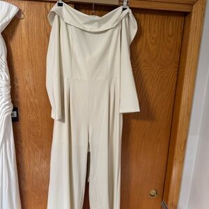 Elegant Cream Jumpsuit